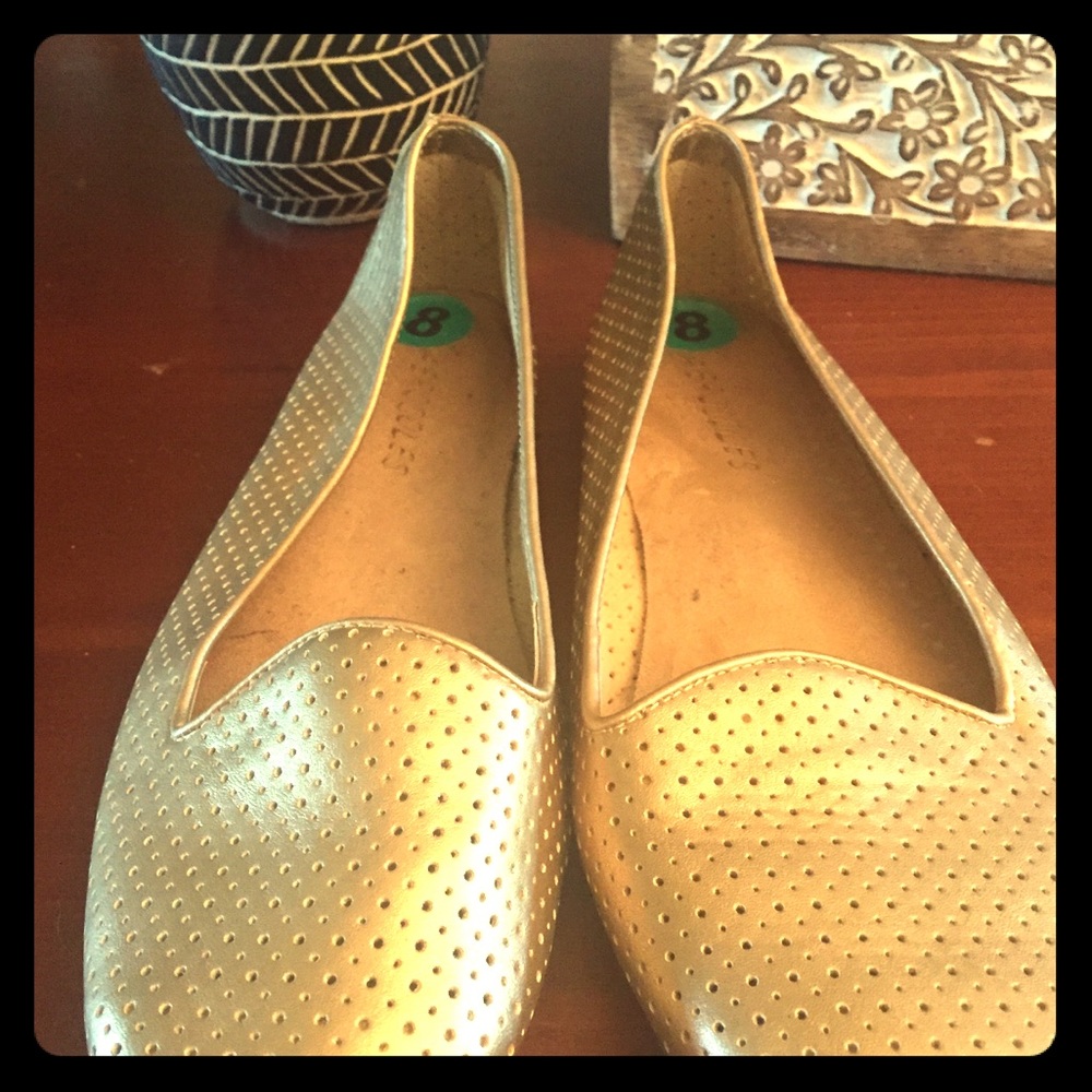 AEROSOL Gold Slip Ons